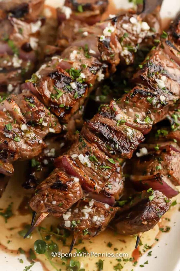 Garlic Butter Steak Kabobs – Verzilver met de centen
