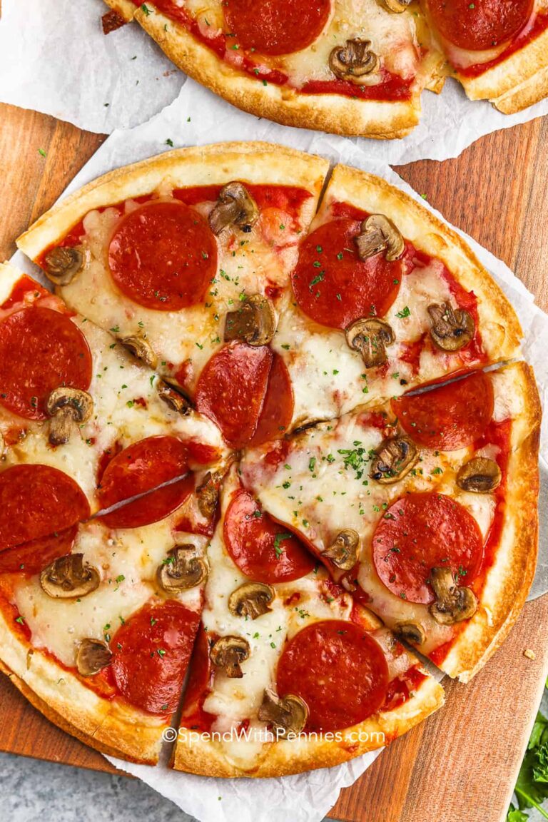 Tortilla Pizza – Besteed met centen